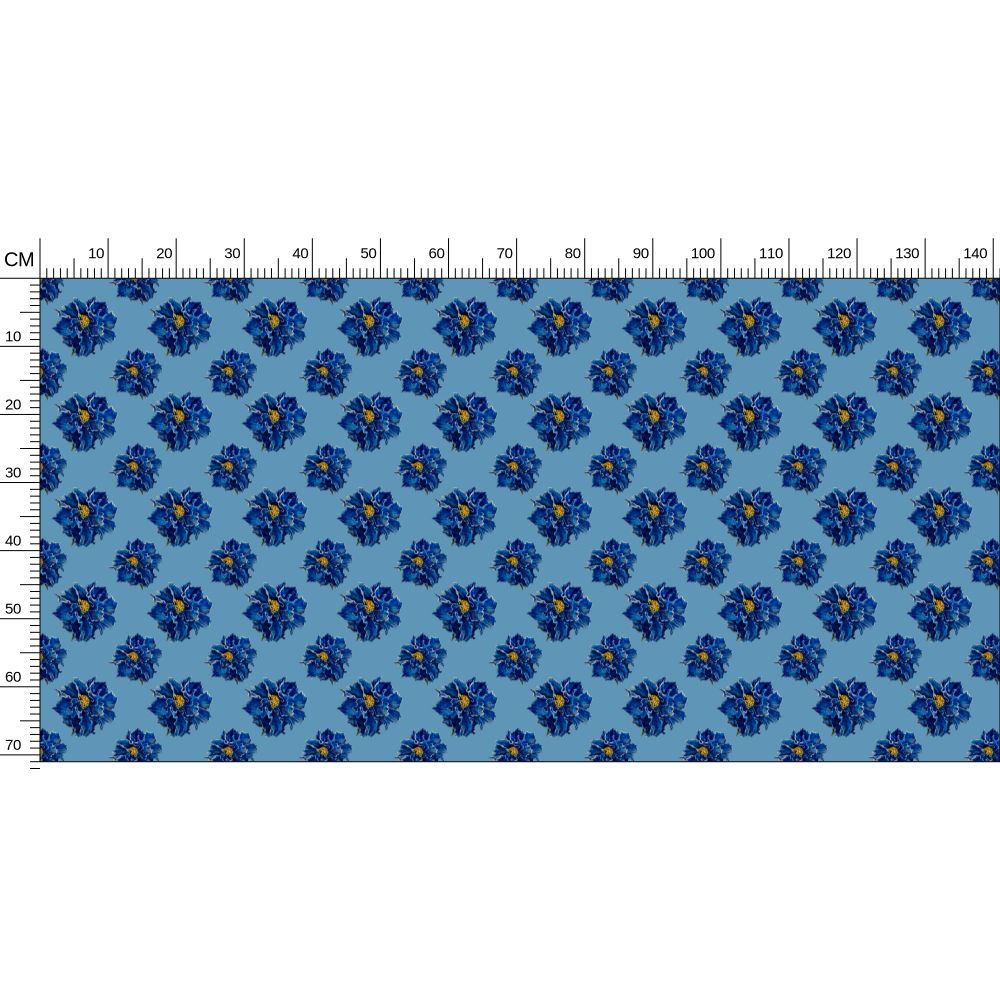 Himalayan Blues Fabric Prints