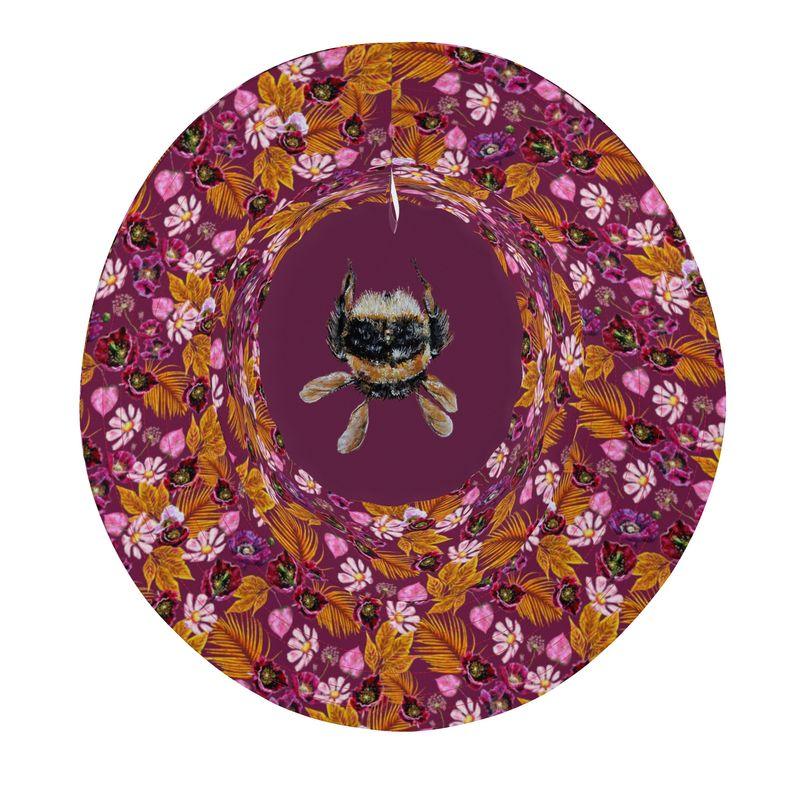 Bumble Bee Pinks and Golds Natty Hat