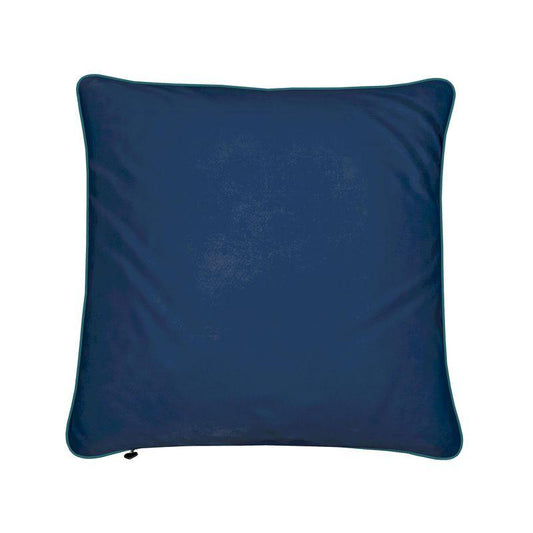 Wolf Crescent Moon Wisdom Velvet Cushion
