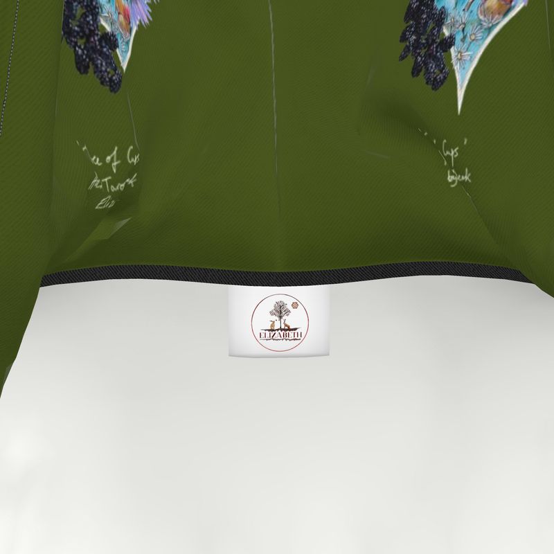 Three of Cups Hare Tarot Deck Hoodie Dress