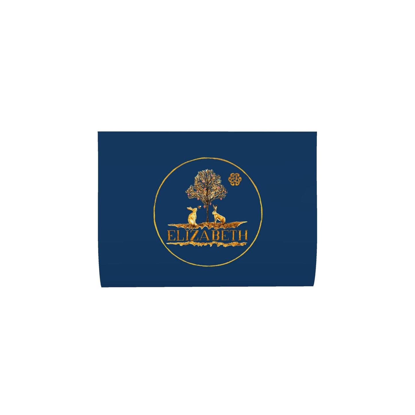 Golden Kangaroo Faux Leatherette Apron