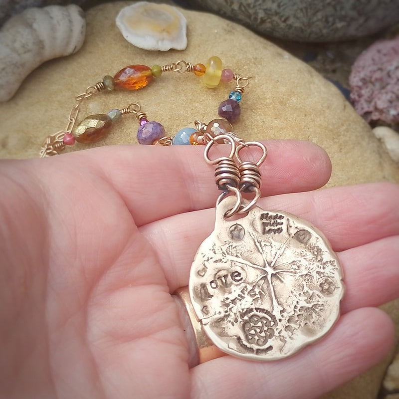 AQUARIUS Crystal Zodiac Astrology Pendant Necklace