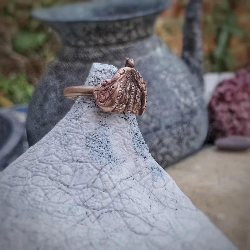 Moth Wisdom Ring for Clarity - Elizabeth's Boutique