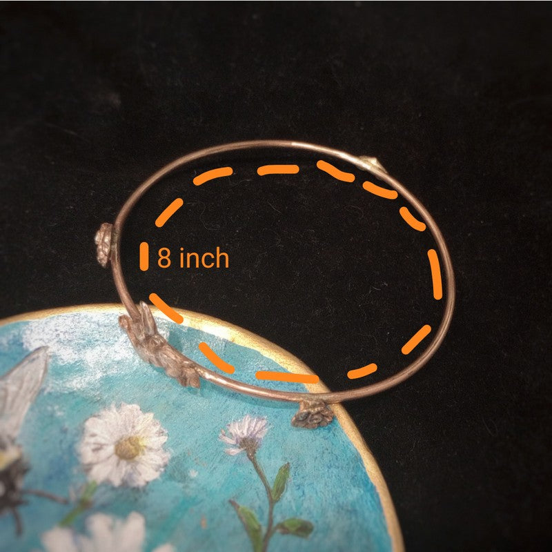 Running Spiral Starlit Hares Bangle