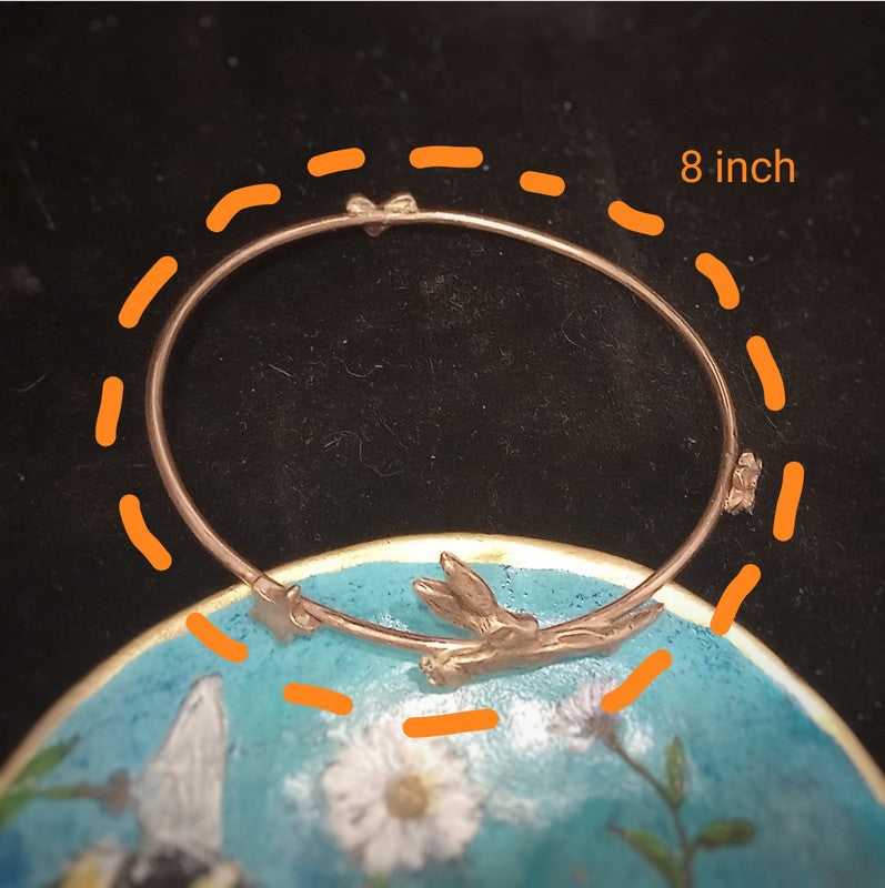 Running Spiral Starlit Hares Bangle