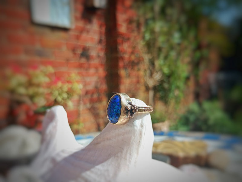 Opal Bronze Ring