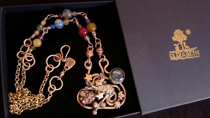 Wish upon a Star Hare Moon Wisdom Necklace