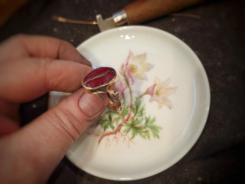 Ruby Kintsugi Heart and Soul