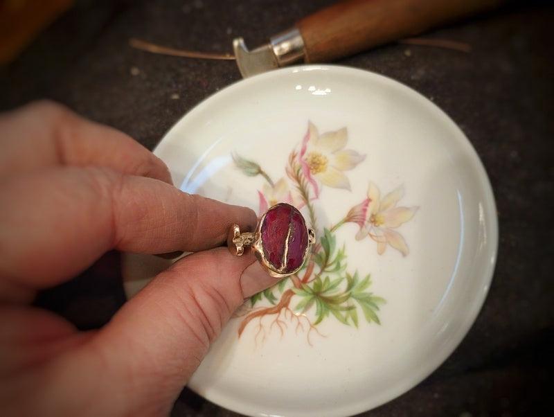 Ruby Kintsugi Heart and Soul