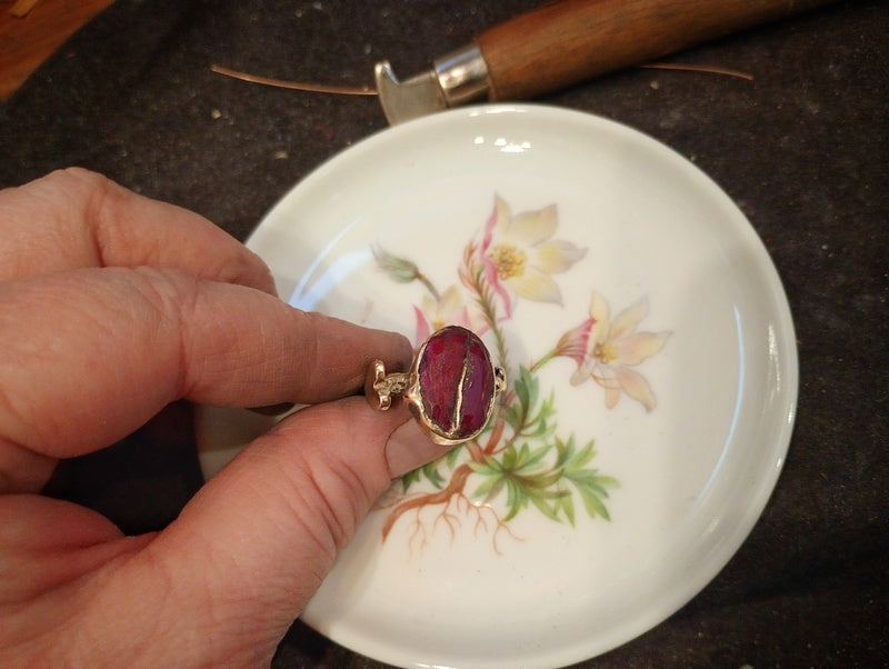 Ruby Kintsugi Heart and Soul