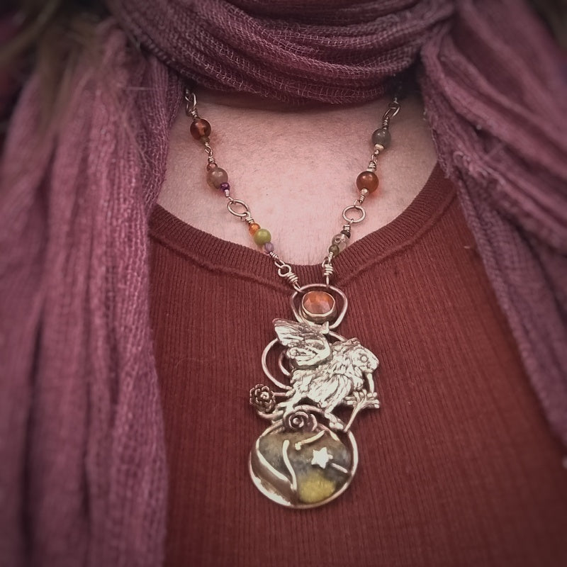 Angel Mouse Necklace