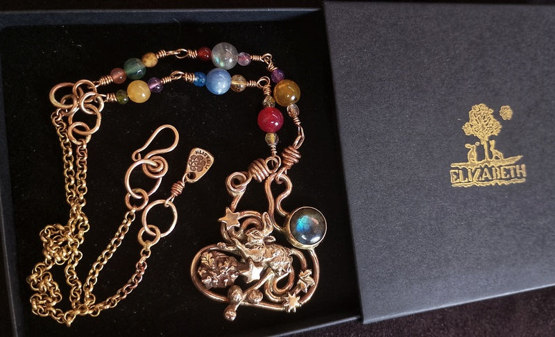 Wish upon a Star Hare Moon Wisdom Necklace