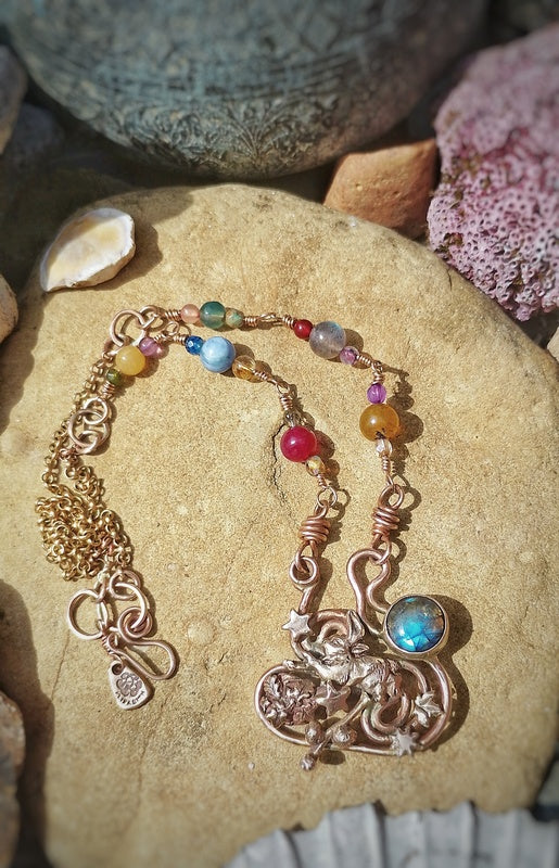 Wish upon a Star Hare Moon Wisdom Necklace