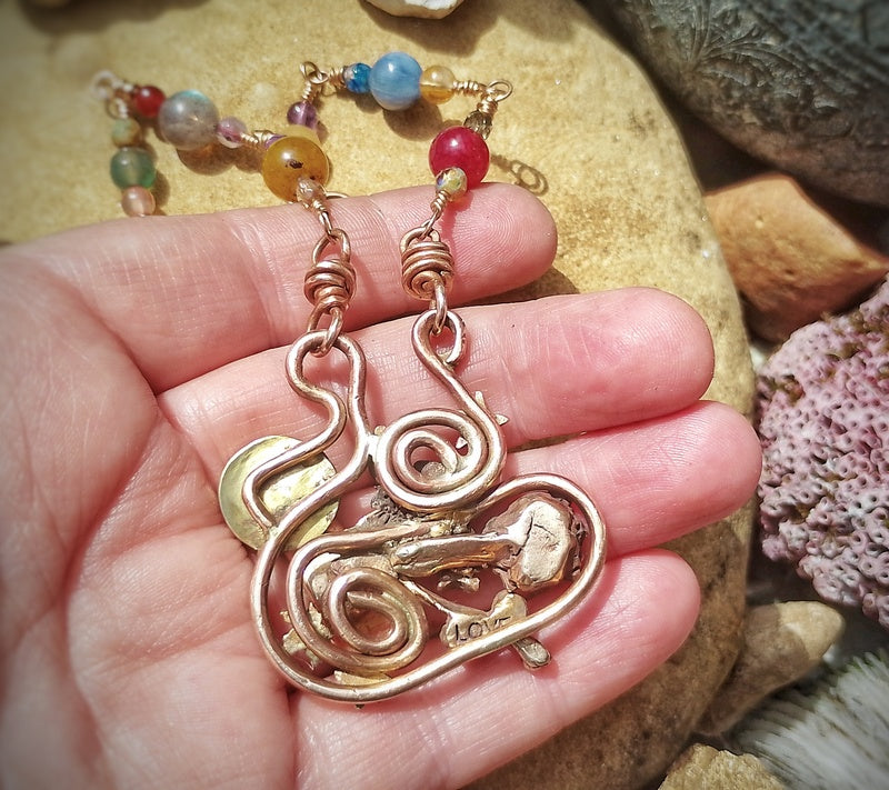 Wish upon a Star Hare Moon Wisdom Necklace