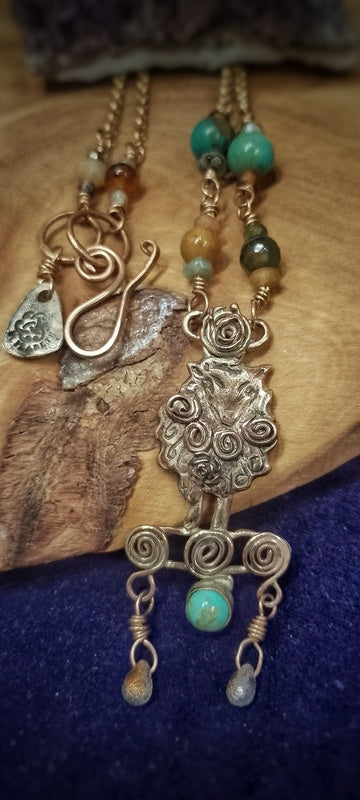 Love Ewe Sheep Necklace