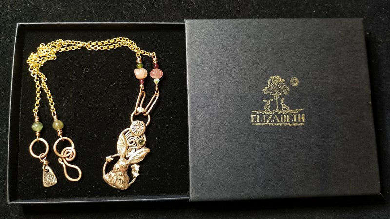 Starlit Dreamy Hare Necklace Elizabeth Shewan Jewellery Designer