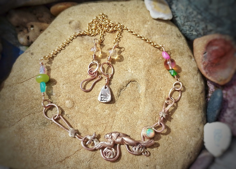 Go with the Flow Opal Nature Energy Necklace