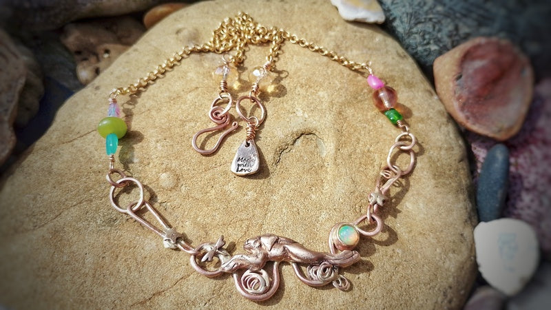 Go with the Flow Opal Nature Energy Necklace