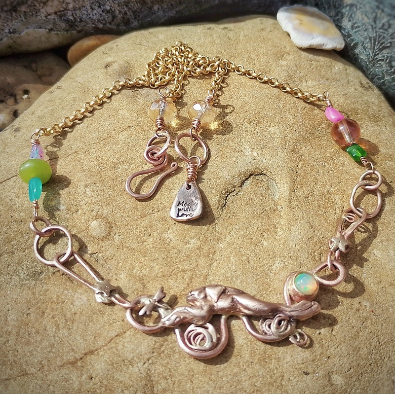 Go with the Flow Opal Nature Energy Necklace