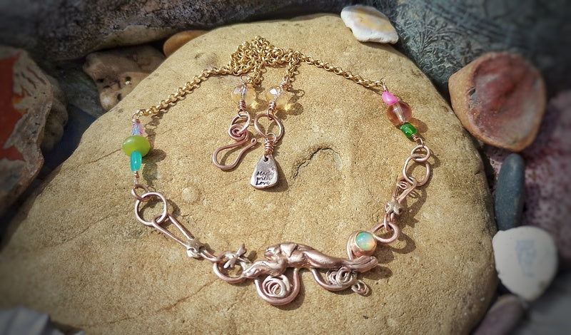 Go with the Flow Opal Nature Energy Necklace
