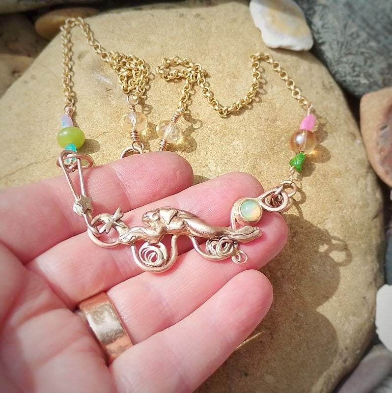 Go with the Flow Opal Nature Energy Necklace