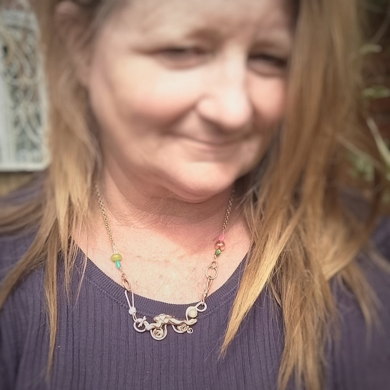 Go with the Flow Opal Nature Energy Necklace
