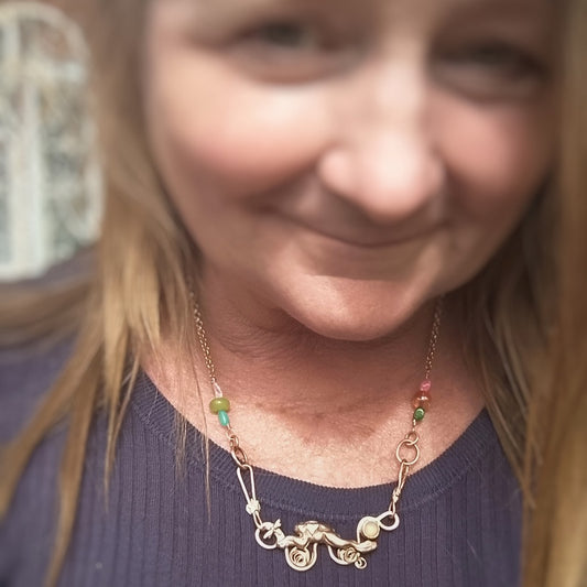 Go with the Flow Opal Nature Energy Necklace