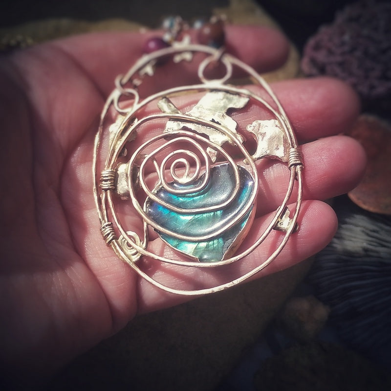 That Loving Feeling Hare Labradorite Necklace