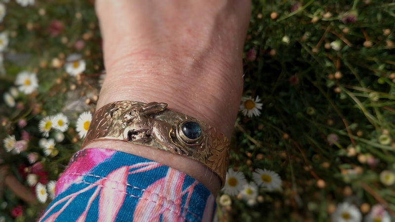 Spirit of the Wilds Hare Kyanite Bracelet Band