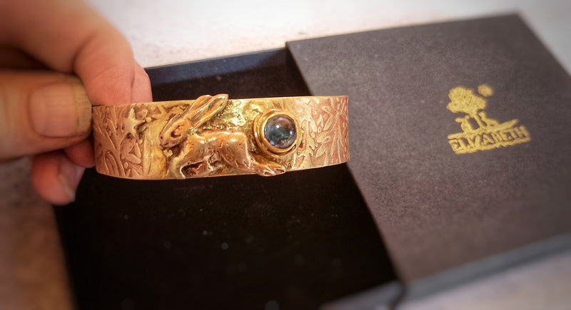 Spirit of the Wilds Hare Kyanite Bracelet Band