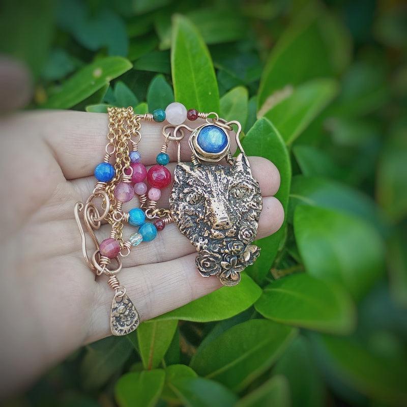 Wild Mountain Cat Necklace