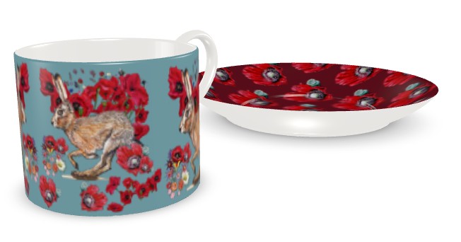 Dawn of Remembrance Cup and Saucer
