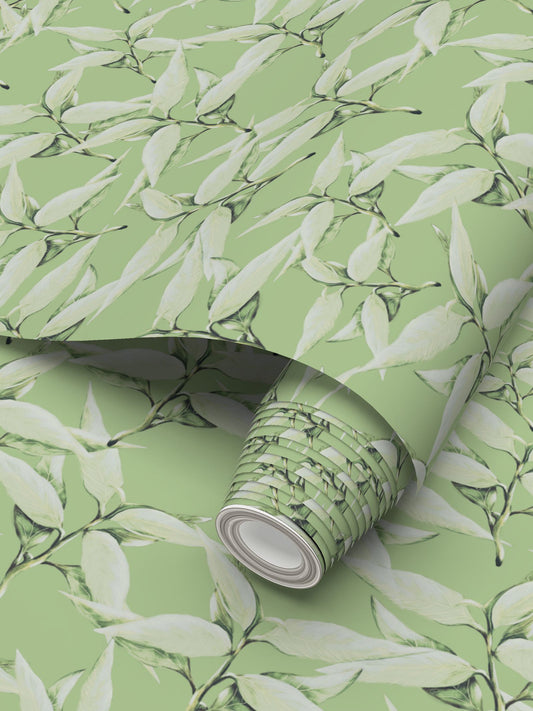 Olive Leaf Wallpaper