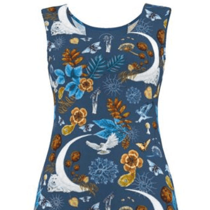 Wolf Wisdom Nature Bodycon Dress