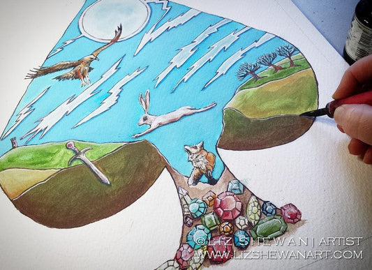 Knight of Swords Tarot Card Meaning – The Hare Tarot Deck