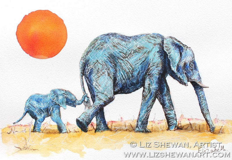 Everyone Loves How I Was Inspired To Paint Blue Elephants