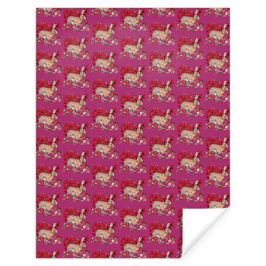 Brown Hare Wildlife Gift Wrapping Paper