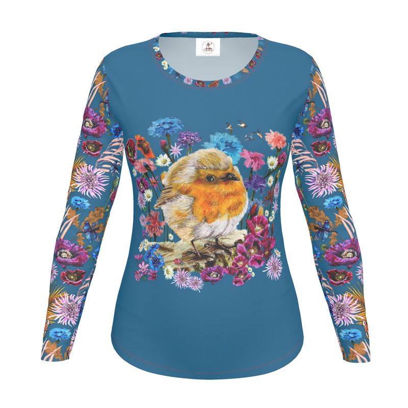 Robin Redbreast Messenger Cotton T-shirt