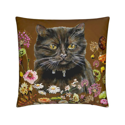 Your Pet on a Velvet Cushion Commission Me