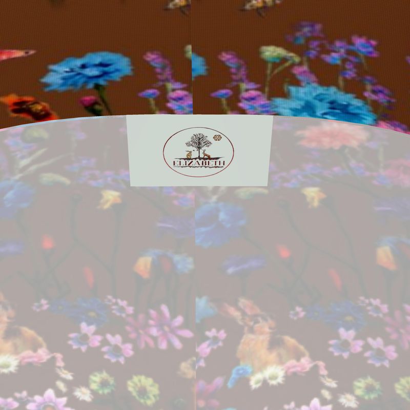 Hares in the Blossoms Lycra Sports Leggings