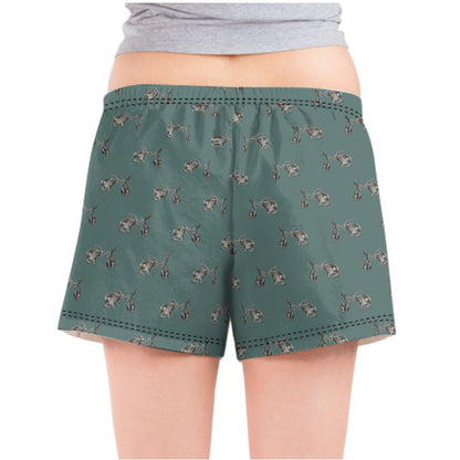 Kissing Hare Ladies Pyjama Shorts Organic Cotton