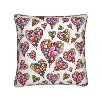 Heart and Soul Angelic Heart Velvet Cushion