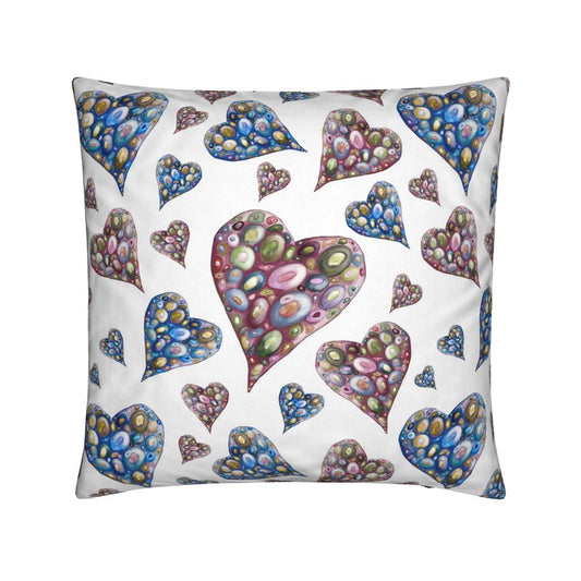 Heart and Soul Cushion Ocean Blue