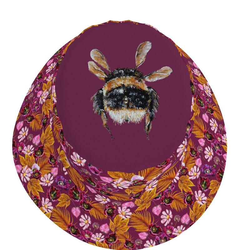 Bumble Bee Pinks and Golds Natty Hat