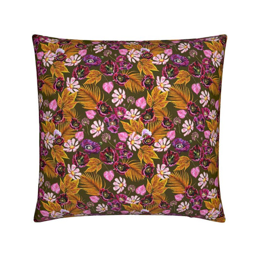 Grand Golden Pinks Love Velvet Cushion