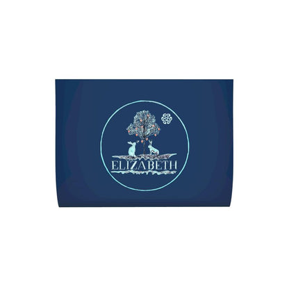 Wolf Crescent Moon Wisdom Velvet Cushion