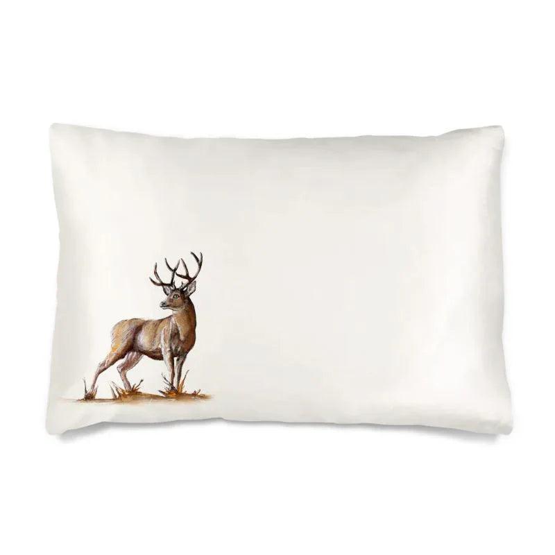 Stag Soft Silk Pillowcase - Elizabeth's Boutique