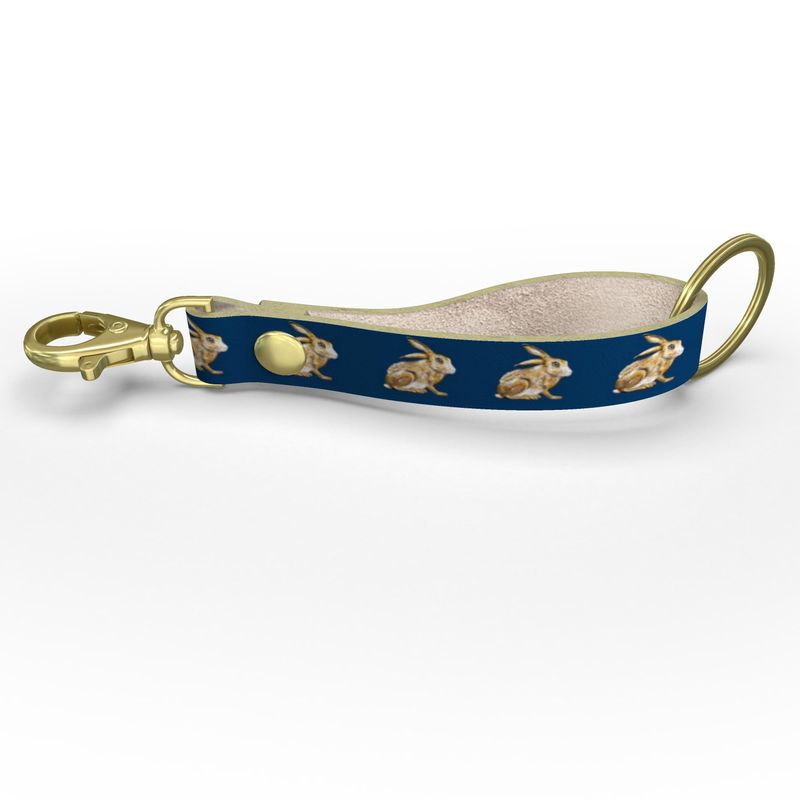 Sitting Hare Strap Keychain