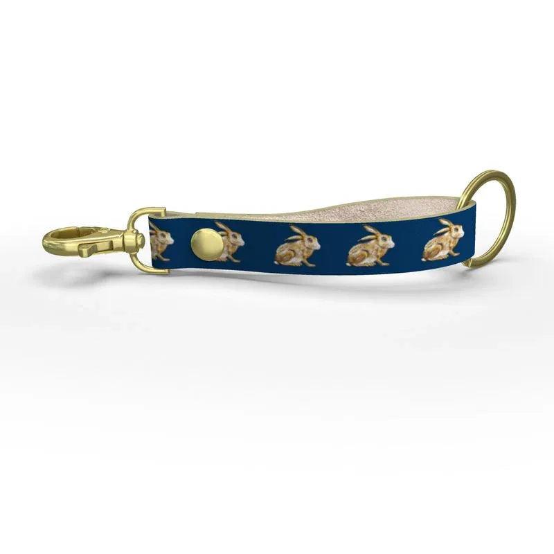 Sitting Hare Strap Keychain - Elizabeth's Boutique