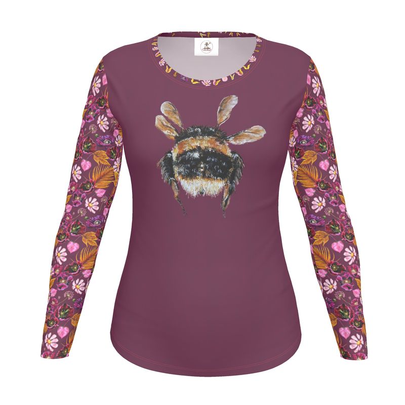 Golden Pinks Love Bee Lovers Cotton Shirt
